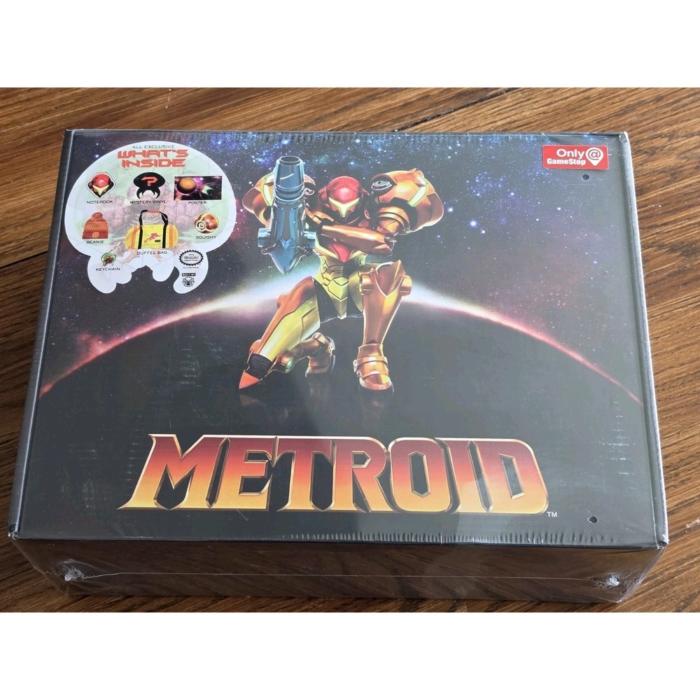 New 2019 Metroid Gamestop Exclusive Culturefly Collectors Box